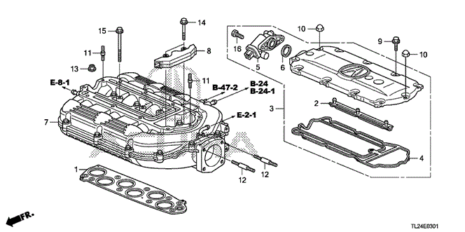 TSX SEDAN INTAKE MANIFOLD (V6)