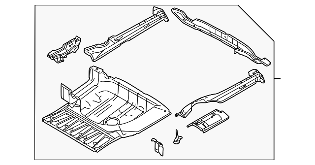 41-12-8-185-092 Деталь FLOOR PAN ASSY