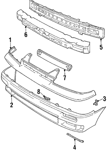 Swift BUMPER & COMPONENTS - FRONT