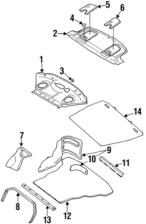 SVX INTERIOR TRIM - REAR BODY