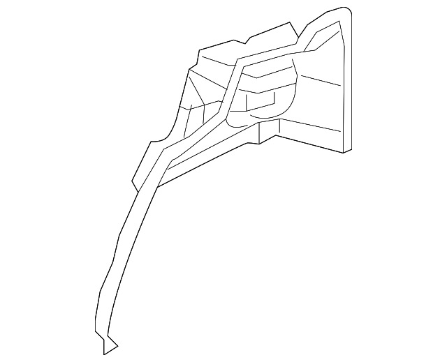 71630-2E010 Деталь OUTER WHEELHOUSE, LEFT