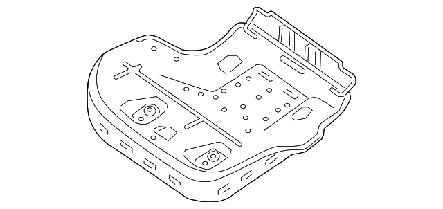 88351-EA000 CUSHION FRAME, LEFT