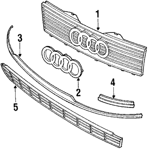 80 Quattro GRILLE
