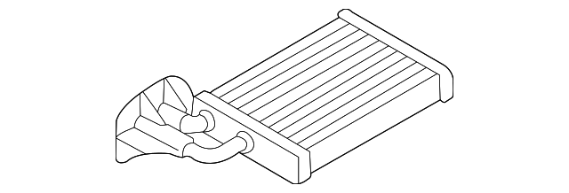 MR568599 HEATER CORE