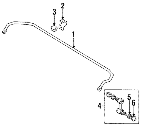 Sonata STABILIZER BAR & COMPONENTS