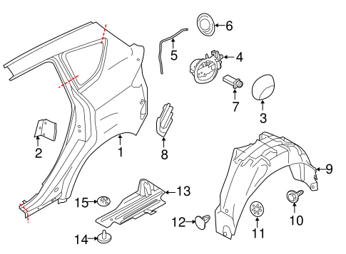 C-Max QUARTER PANEL & COMPONENTS