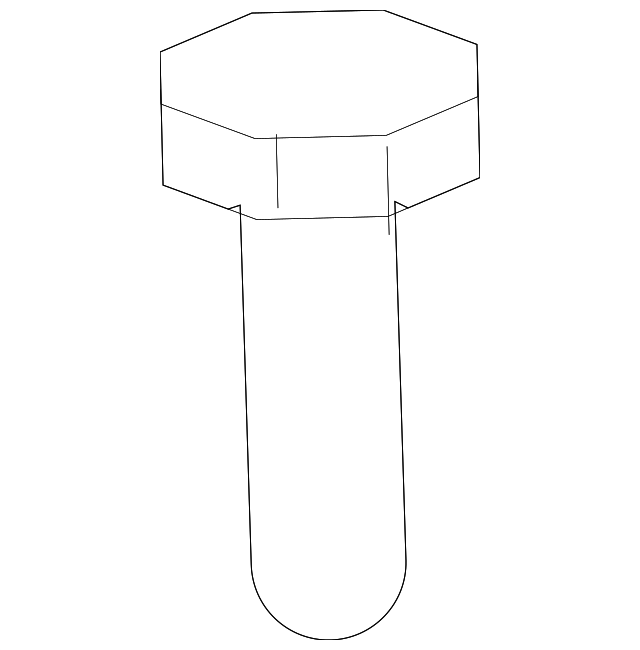 N-090-232-4 SIDE TRIM PANEL SCREW, RIGHT