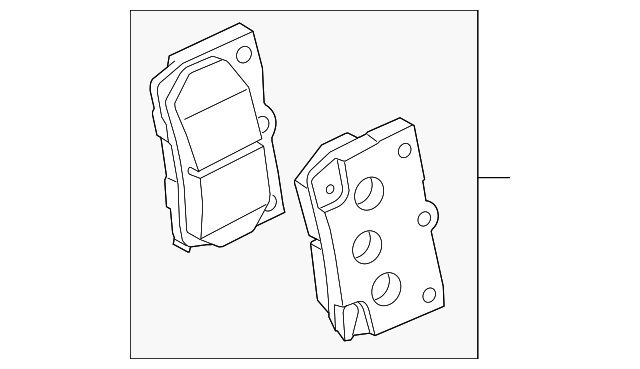 04466-30300 BRAKE PADS