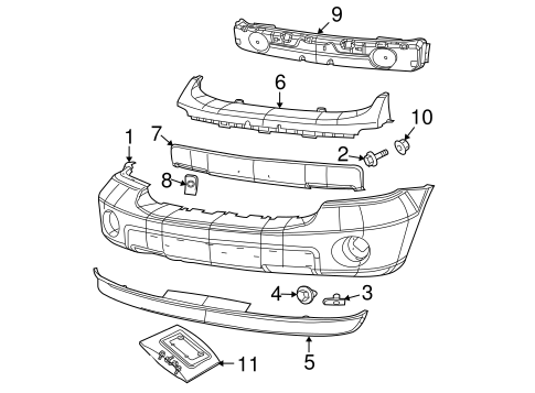 Durango BUMPER & COMPONENTS - FRONT