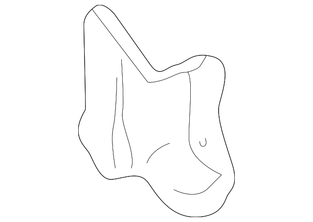 F75Z-5775-BD MOUNT BRACKET, RIGHT