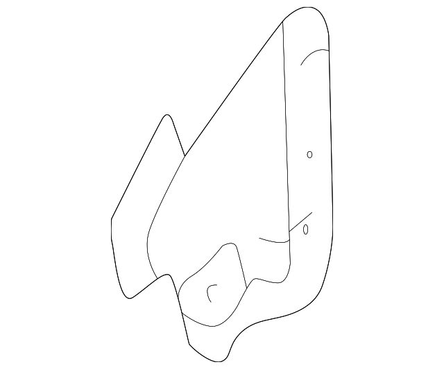 F75Z5775BC MOUNT BRACKET, LEFT