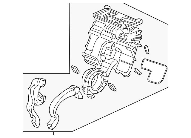 79106-TZ5-A43 Деталь HEATER SUB-ASSY.