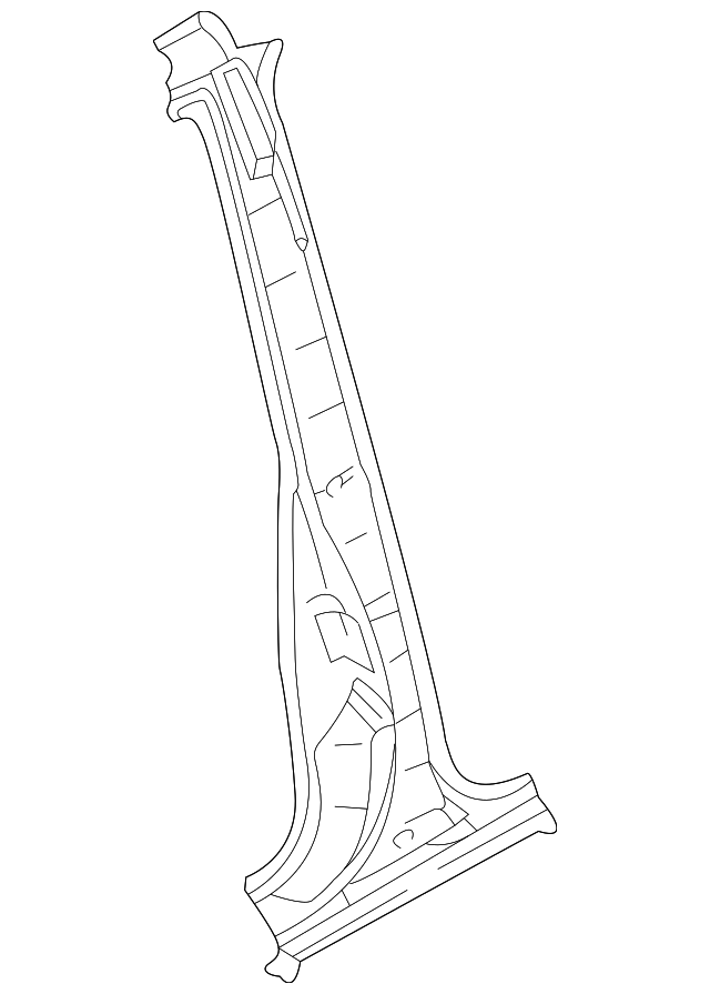 0K54A-71270B Деталь CENTER PILLAR, LEFT
