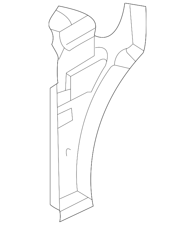 0K54A-53570 Деталь REINFORCEMENT, RIGHT