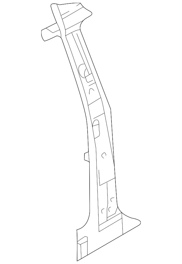 0K552-70080A Деталь INNER PILLAR, RIGHT