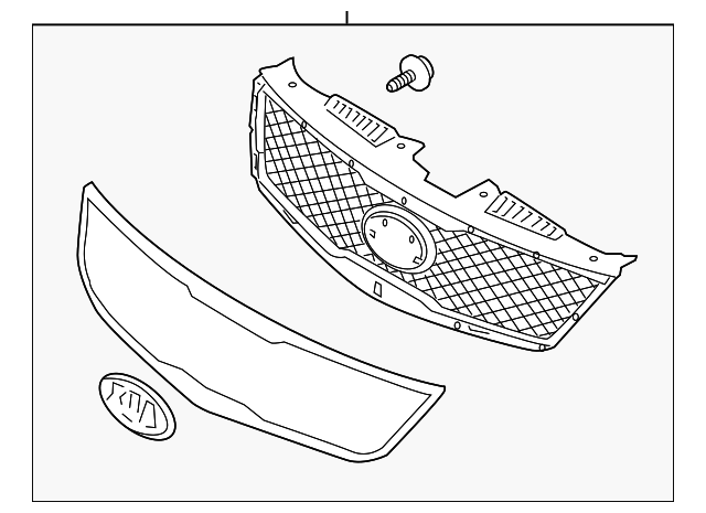 86350-1M600 GRILLE ASSY
