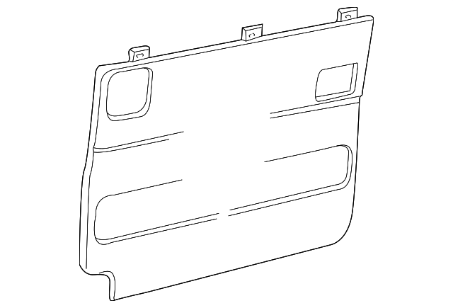 15965153 Деталь TRIM PANEL, RIGHT