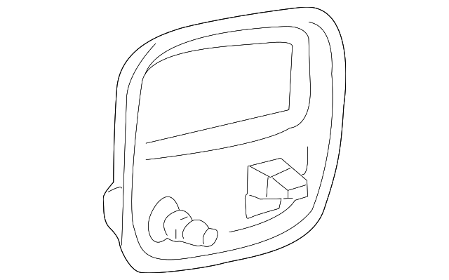 15052763 Деталь HANDLE BEZEL, RIGHT
