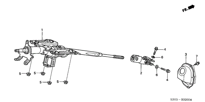 INSIGHT STEERING COLUMN