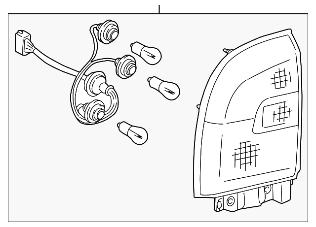 81560-42030 Деталь TAIL LAMP ASSY, LEFT