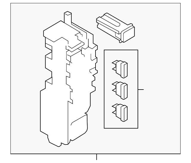 GS1D-66-730 Деталь FUSE & RELAY BOX