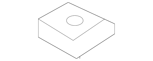7C3Z-8124-A Деталь RADIATOR LOWER INSULATOR, RIGHT