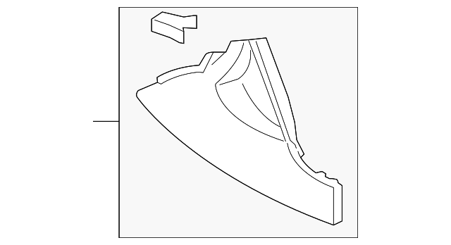 58817-06010-B1 Деталь FRONT TRIM, LEFT