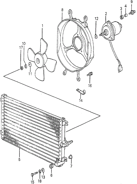 BODY / AIR CONDITIONING/A/C AIR CONDITIONER - FAN (DENSO) for 1982 Honda ACCORD HATCHBACK #1