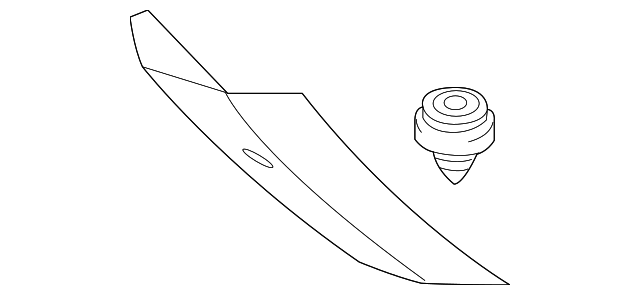 85865-3E000FC Деталь CORNER TRIM, RIGHT