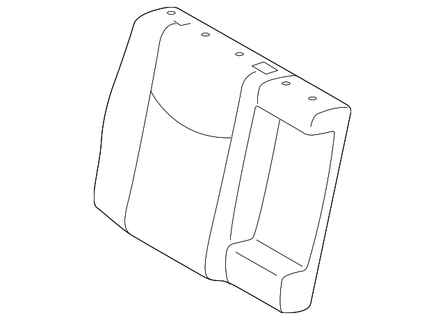 71077-47310-B6 Деталь SEAT BACK COVER, RIGHT