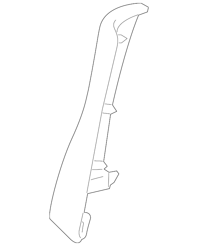 71550-47060-E2 Деталь SEAT BACK END, LEFT