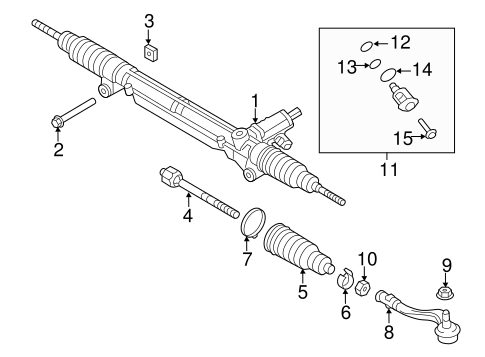 A4 Quattro STEERING GEAR & LINKAGE 3