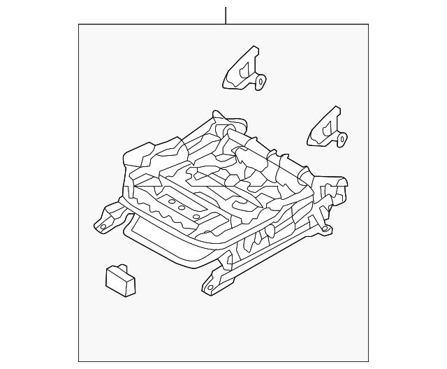 88600-A5551-RY SEAT TRACK