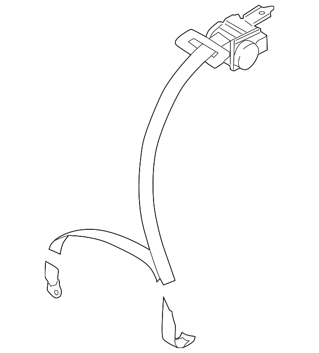 7000C827 Деталь CENTER SEAT BELT