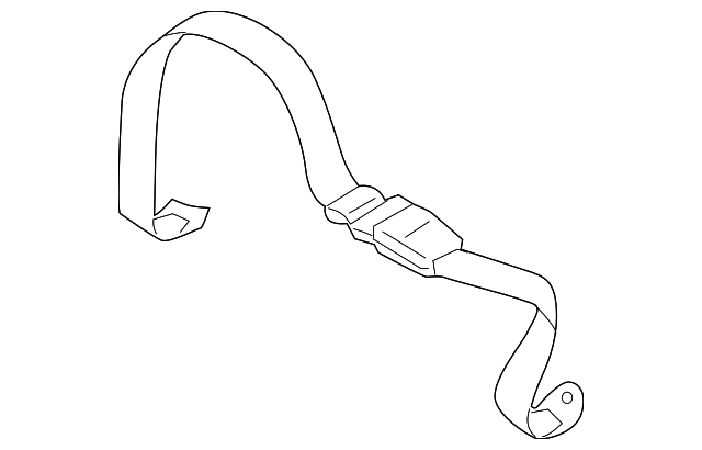 MR776617 Деталь LAP BELT ASSY