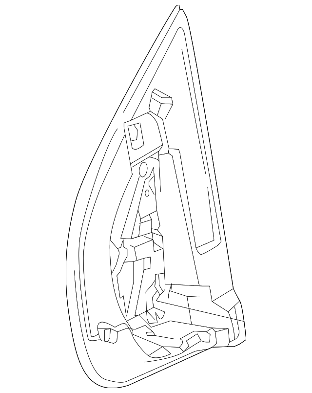 23191162 Деталь MIRROR ASSY GASKET, LEFT