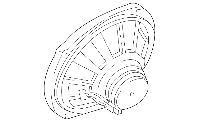 0K53D-66960A Деталь REAR SPEAKER, RIGHT