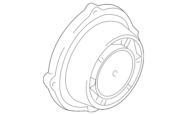 0K53G-66960 Деталь FRONT DR SPEAKER, LEFT