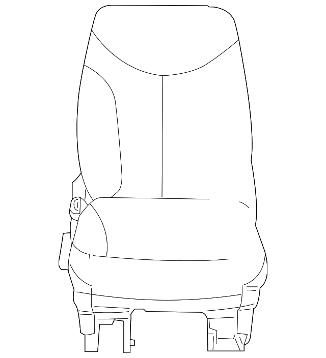 7B0-881-775 Деталь SEAT BACK PAD, LEFT