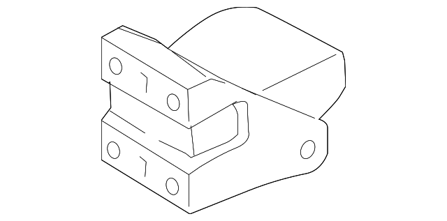 11332-7Y100 Деталь REAR MOUNT BRKT