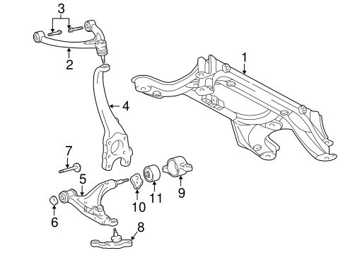LS430 SUSPENSION COMPONENTS 2