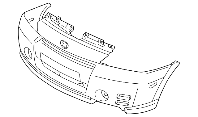 7170054832T2G Деталь BUMPER COVER