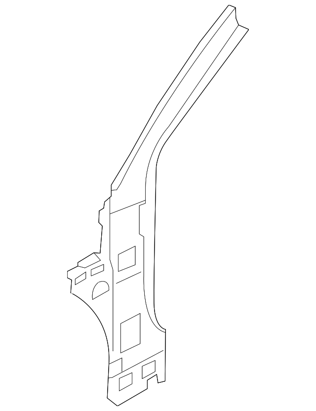 71201-1M210 Деталь INNER PILLAR, LEFT