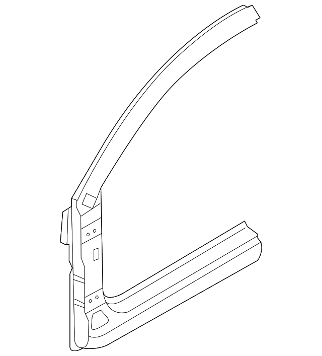 71110-1MA60 Деталь HINGE PILLAR, LEFT