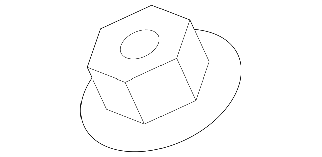 -W520413-S442 Деталь SUPPORT BRACKET NUT