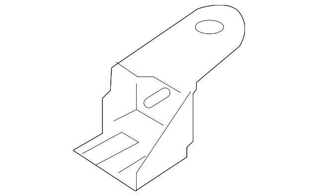92132-C6000 Деталь HEADLAMP ASSY REAR BRACKET, LEFT