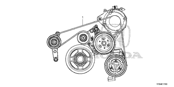 HR-V ALTERNATOR BELT