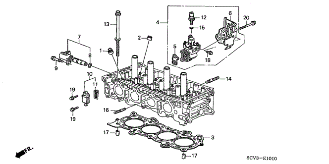 ENGINE/VTC OIL CONTROL VALVE for 2003 Honda ELEMENT #1