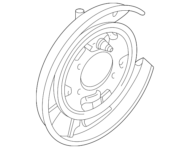 4800A060 Деталь BACKING PLATE, RIGHT