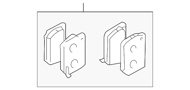 4605A584 Деталь BRAKE PADS